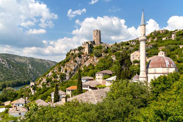 Pocitelj stone village view