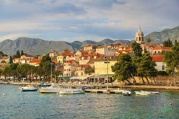 Cavtat seaside promenade